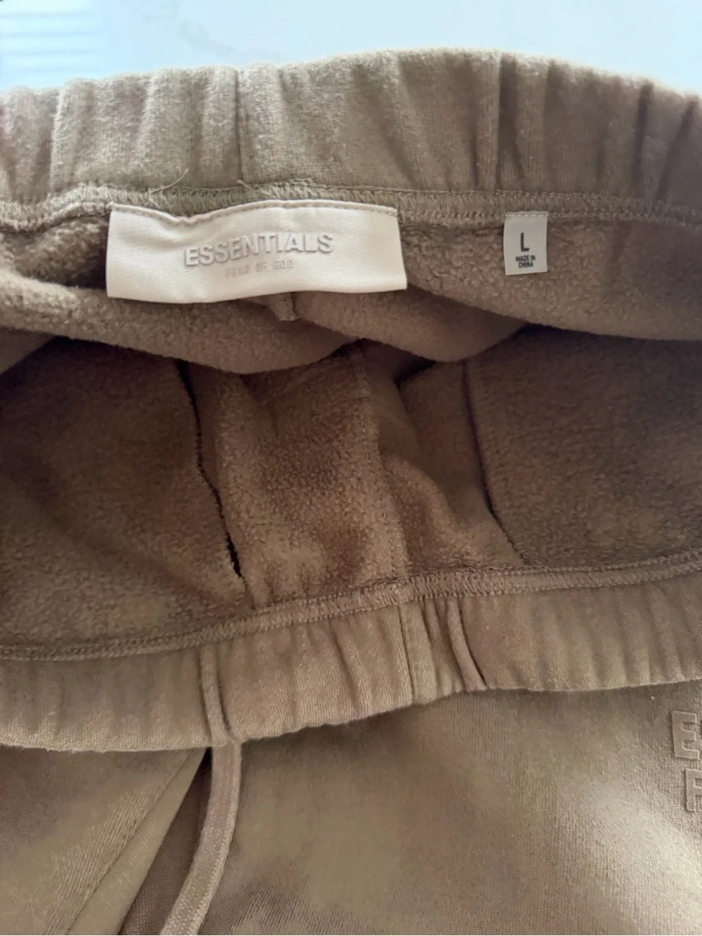 Fear of God Essentials Classic Fleece Jogger Sweatpants men’s size large